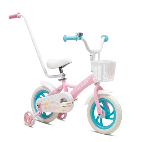 Image of ACEGER 12 inch Kids Balance Bike with Basket, Toddler Bicycle for Early Learning Leg Strength and Steady Balancing, Durable Frame&Tool-Free Adjustable Seat, Gift Bike for 2-5 Kids, No Brake