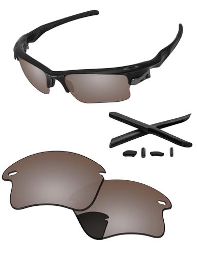 Image of Replacement Lenses & Rubber Kits for Oakley Fast Jacket XL OO9156 71mm - Precision Fit, UV Block, Impact Resistant