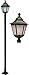 DABMAR LIGHTING INC GM8133-BZ Fixture,Post,8133,BZ,Lantern