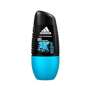adidas Desodorante antiperspirante Ice Dive roll-on para hombre, con efecto antisudor para hasta 48 h, 6 unidades (6 x…