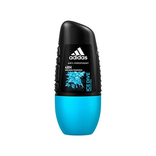 adidas Ice Dive Anti-Perspirant Deodorant Roll-on för män med svetthämmande effekt för upp till 48 h, förpackning med 6 (6 x 50 ml)