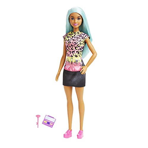 Barbie Makeup Artist Doll with Teal Hair and Career-Themed Accessories Like Palette and Brush Barbie Makeup Artist Doll with Teal Hair and Career-Them