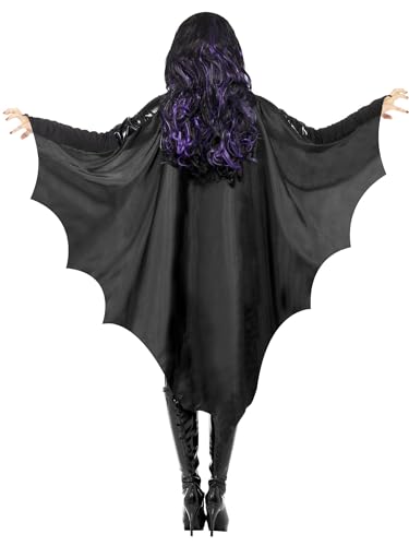 Smiffys Adult Black Bat Wings