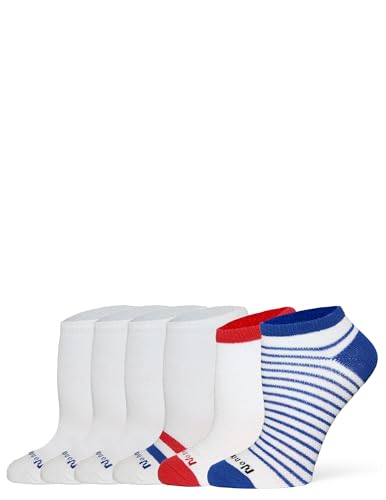 Image of no nonsense Women's Cushioned Mesh Quarter Top Ankle Socks - Premium Comfort for Women