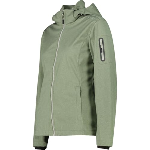Veste softshell CMP Femme Light Melange avocado en grande taille 4XL
