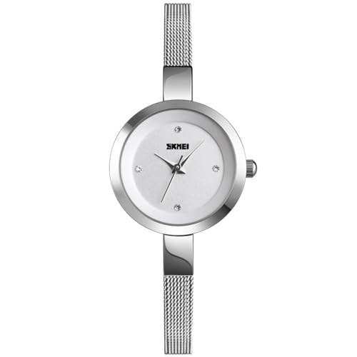 Peso ridotto e comfort elevato. A soli 8 mm, l'orologio con cinturino in metallo è ultra-piatto e si adatta bene sotto camicie o giacche aderenti