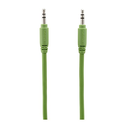 Cable auxiliar 3 pies macho a macho verde miniatura 1