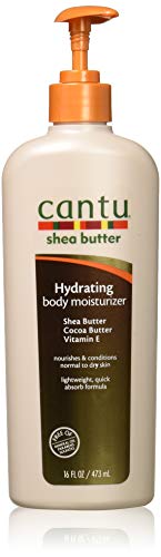 Cantu Hydrating Body Moisturizer 16 Ounce Pump (473ml) (3 Pack)