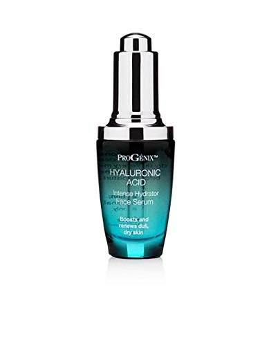 Progenix Hyaluronic Acid Face Serum Skin Care Booster. Intense Hydrating Serum With Hyaluronic Acid, Organic Aloe Vera, Vitamin E For Dry Skin & Fine Lines. 1 Fl Oz