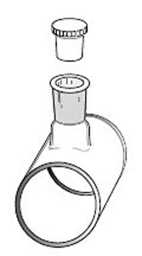 Cylindrical Cell, Quartz Cuvette, Cuvettes, Cell, 20mm Path, 5.7ml Volume, Φ19mm.one Stopper