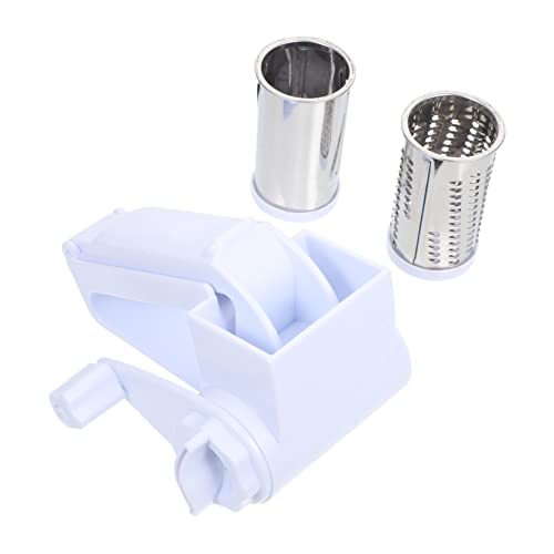 Cabilock 1Set Professional Rotary Cheese Grater Manual Cheese Shredding Tool with Stainless Steel Blades Ergonomic Handle for Effortless Grating for Home Kitchen Use