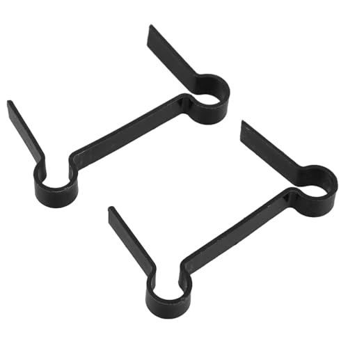 Healvian Almohadillas de Goma para Bisagras de Puerta de Ducha, Juntas de Repuesto Negras de Caucho, Antideslizantes y Resistentes Humedad, 2 Unidades para Baño sin Marco, Amortiguadoras