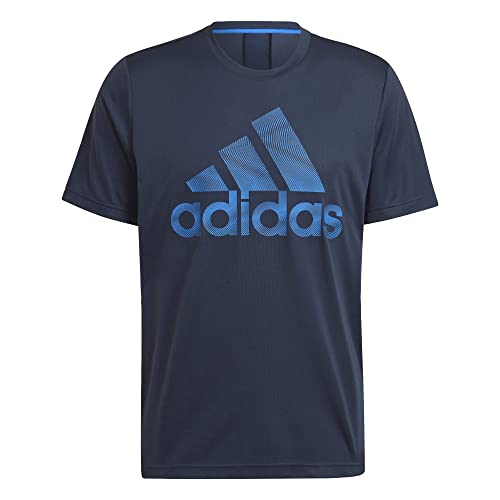 T-shirt adidas homme bleu Legend Ink vêtement sport taille S