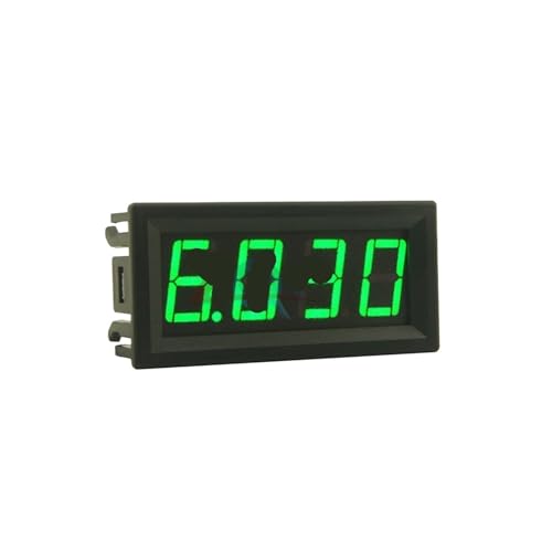 Voltmètre LED vert 0.56 pouce idéal pour le suivi de batterie en camping-car