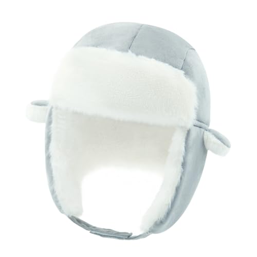 Image of BAVST Winter Trapper Hat for Boys Girls Waterproof Warm Baby Toddler Ushanka Fleece Beanie Hats for 6M-6T