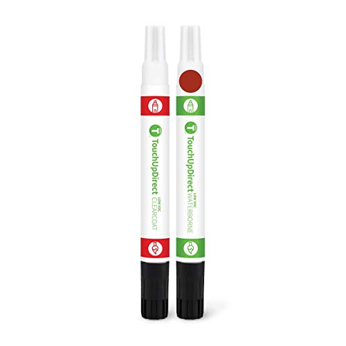 TouchUpDirect A20 Scarlet Red Compatible With Nissan Exact Match Touch Up Paint Combo - Essential Package
