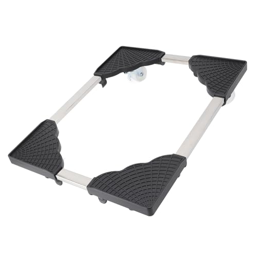Soporte para CPU de PC con ruedas giratorias, soporte móvil retráctil universal para torre de computadora, carrito rodante para hogar y oficina miniatura 7