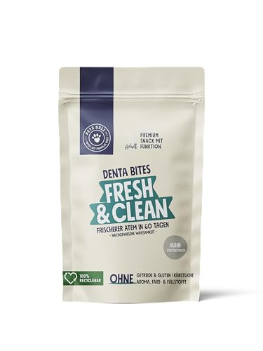 Pets Deli Fresh & Clean Denta Bites Snacks für Hunde mit Postbiotika und Minze für frischen Atem 250g