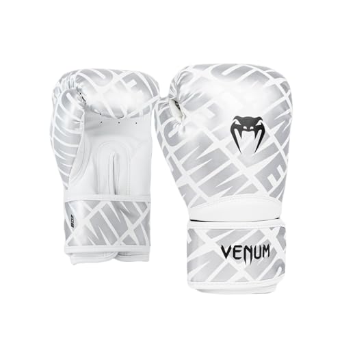 Venum Contender 1.5 XT Kids Boxing Gloves - White-Silver - 8-Ounce