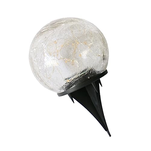 CIYODO Solar Crack Ball Lamp Waterproof Outdoor Led Landscape Light Yard Lamp Easy to Install