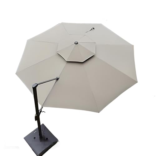 Toile pour parasol déporté 3m bâche de rechange en polyester imperméable