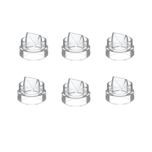 Upgrade Duckbill Valves Compatible with TSRETE/kmaier/eulumap/Momcozy S9/S12 Wearable Breast Pump，Original Parts Updated with Free Rotation,6pcs