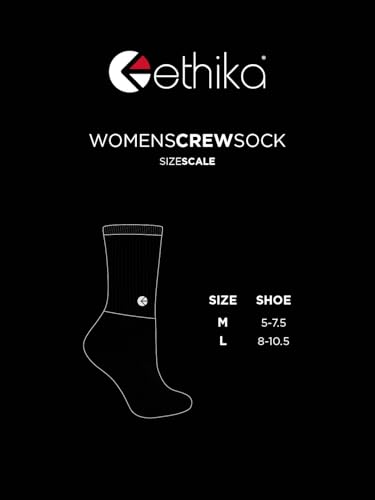 Ethika Women's Crew Sock | Stone Grey2