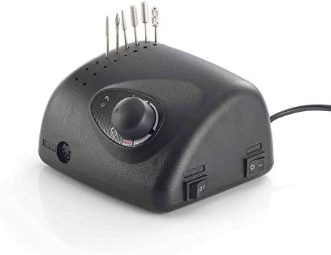 Miss Sweet Electric Nail Drill Machine Nail File Acrylic Gel Nail Grinder Tool RPM35000 (Black)