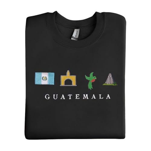 USA Mexico Puerto Rico El Salvador Colombia Dominican Guatemala Italy Brazil Embroidered Sweatshirt
