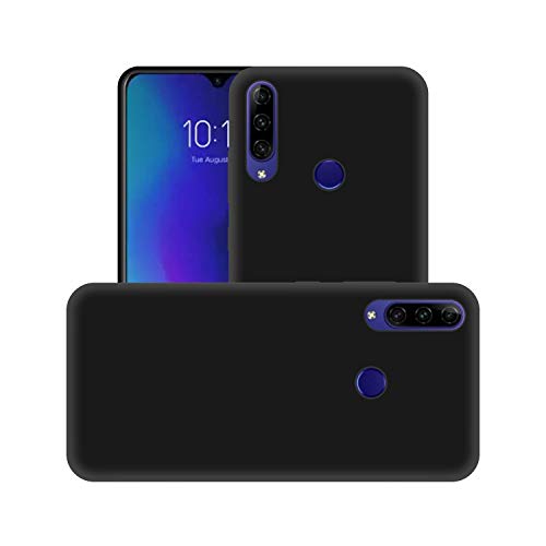 Image of Case Creation for Lenovo K10 Plus 2019 Back case, Lenovo K10 Plus Slim Flexible Smart Look case with 360 Camera All Angle Protection (Pure Black)