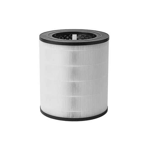 Image of WiseHEPA Carbon Replacement Filter Compatible with WS360A Air Purifier, 9.33 inchL x 9.33 inchW x 10.39 inchH, Removes Pollen, Dust, Smoke, 1 Pack, White, Coverage 1644 sq.ft