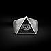 BySilverStone - Eye Of Providence Handmade Sterling Silver Men Ring, Illuminati Symbol Silver Mens Jewelry, Eye Of Providence Jewelry, Unique Ring, Accessory for Men
