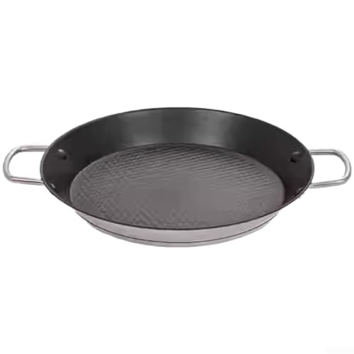 Padella antiaderente con design a squame di pesce e fondo composito per stabilità al calore (24 cm)