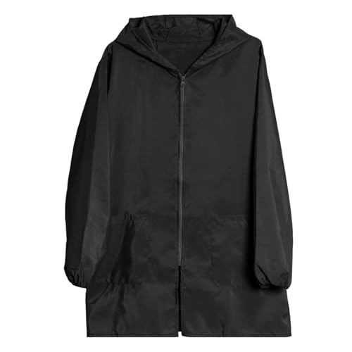 Chaqueta softshell para mujer con capucha ajustable impermeable y bolsillos para otoño 4