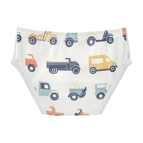 KLL Cartoon Trucks Motorcyles Toddler Boys' Soft Briefs Cute Undies2