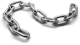 1 metre of 6 mm Strong Hot Dipped Galvanized Heavy Duty Steel Chain