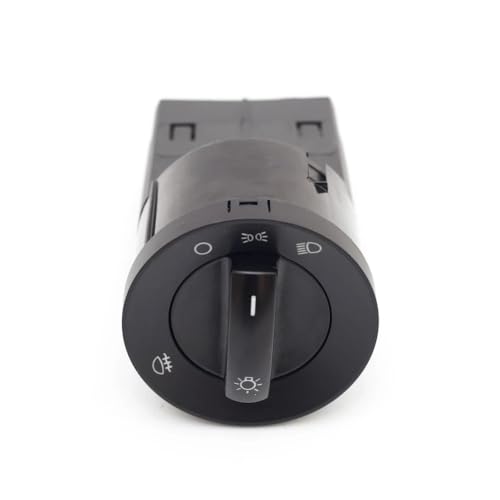 RAQXOLPB Main Light Switch Compatible With VW For Polo Chrome Headlight Switch Auto Headlight Sensor Car Headlight Switch Light Switch 6Q0941531B 6Q0941531M