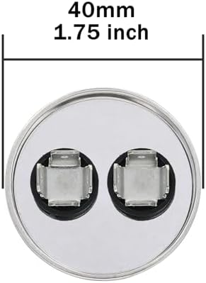 6uF 6 MFD 370VAC 440VAC 450VAC 50/60Hz CBB65B Round Run Start Capacitor for AC Unit Fan Motor Start or Pool Pump or Air Condenser Straight Cool
