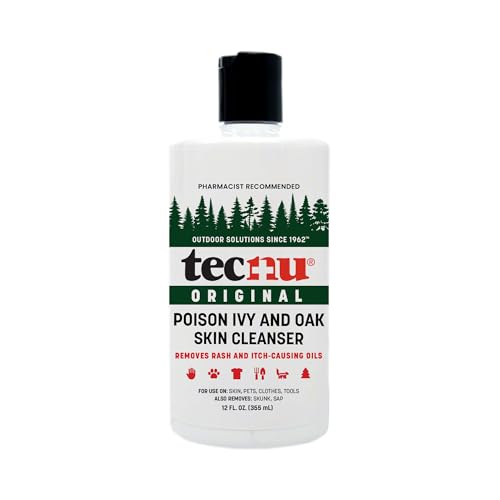Tecnu Original Poison Oak & Ivy Outdoor Skin Cleanser - First Step In Poison Ivy Treatment, Camping Essentials, 12 Fluid Ounce