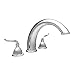 Newport Brass 3-1096 Alexandria Double Handle Roman Tub Faucet with Metal Lever, Polished Nickel