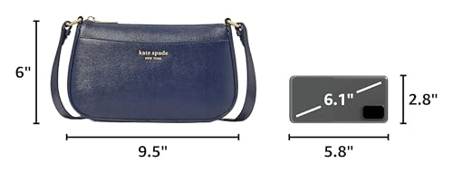 Image of kate spade new york Women's Bleecker Saffiano Small Leather Crossbody Bag