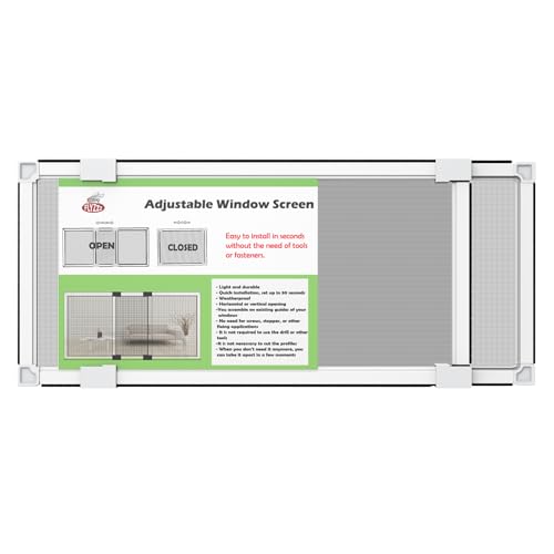 FLYZZZ Hung Window Expandable Screen