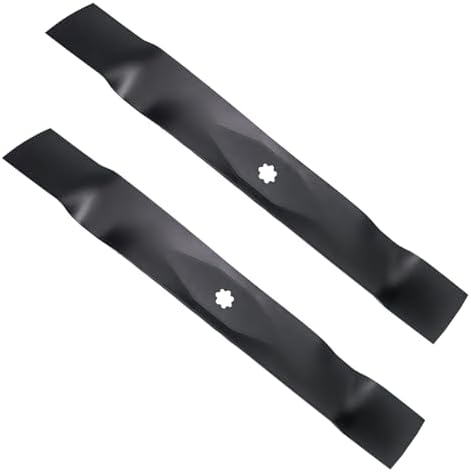 2 Mulching Blades For 42" Mower Decks – Fits Craftsman, Husqvarna, Poulan, AYP & Ariens Riding Mowers