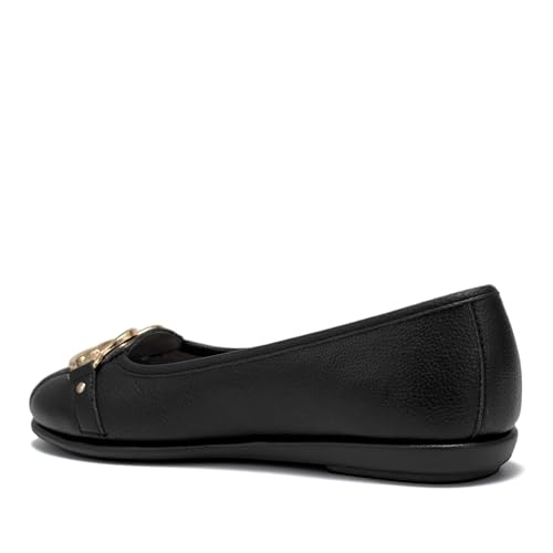 Aerosoles Women's Big-Bet Ballet Flat, Black Faux Grain Leather, 9.5M by Aerosoles - Used condition - Image 8