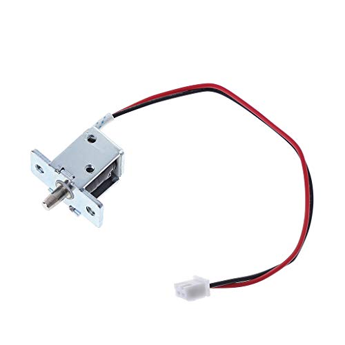 Verrou électromagnétique électromagnétique 12 V/0,5 A - Petite taille - Facile à installer - Pour serrure électrique, armoire, tiroir, sonnette -...