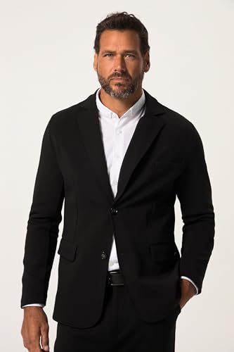 JP1880 Herren Jerseysakko, New York, FLEXNAMIC, Business, Baukasten, bis 8 XL Sportjacken, schwarz, 6X-Large