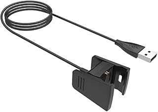 KingAcc Fitbit Charge 2 Charger, Replacement USB Charging Cable Cord Charger Cradle Dock Adapter for Fitbit Charge 2, Fitness Tracker Wristband Smart Watch (3.3Foot/1meter, 1-Pack)