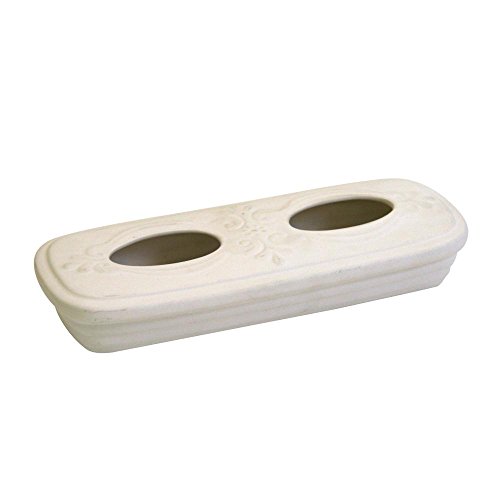 2 Stück Kamino Trend (820394) Stand- Heizungsverdunster, Heizkörperverdunster, Aufstellverdunster, weiß, oval, Maße: 14 x 30 x 5 cm, Set by Danto