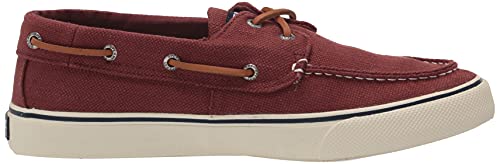 Image of Sperry Men's Bahama II Boat Shoe, RED Linen, 12