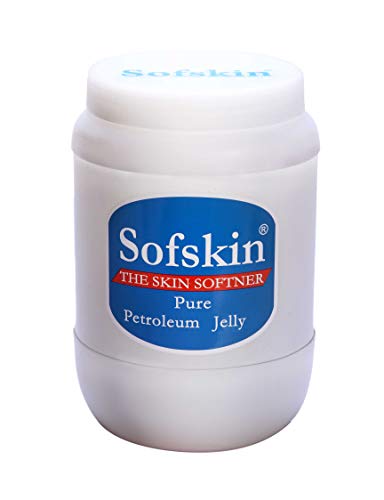 Image of (USA Brand) White Petroleum Jelly IP, 1 Kg (replaced with tamper proof New Pack) - 100% Pure & Safe, pH 5.5 No skin allergy (No Smell) Exp. 5 yrs. Good for Psoriasis, Cracked Heels, Diaper Rash, Face & Chapped Lips, small burns and bruises, dry skin. (See Our Video). (NOTE: Due to Iran-US war, price and availability may vary.)